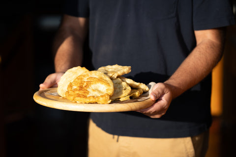 Travixtes Manis – Mani-Style Pita Bread